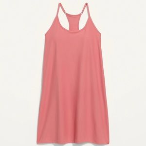 Old Navy Sleeveless PowerSoft Performance Racer-Back Mini Swing Dress Active